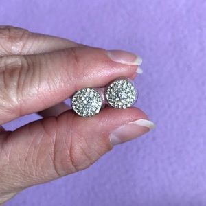 Silver Sparkle Earrings
